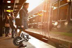 E-Faltrad F12 Klapprad Ebike Elektrofahrrad Titansilber 16 Zoll ^ Sachsenrad Discount