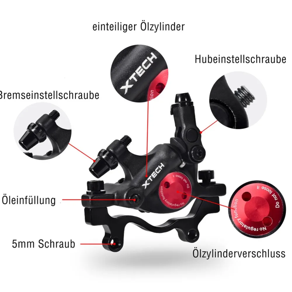 Hydraulisches Scheibenbremse-Set ^ Sachsenrad Hot