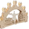 Saico 3D-Lichterbogen, 7-flammige LED Beleuchtung, "Weihnachtsbaum" mit Figur und Timerfunktion am Trafo, versch. Varianten Clearance