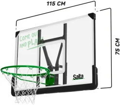 Center Basketballbrett mit Korb 110x71x60 cm ^ salta Clearance