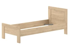 vipack SAM Einzelbett 90 x 200 cm Liegefläche, ohne Lattenrost, Ausf. Eiche Melamin Dekor Clearance