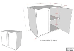 vipack SAM halbhohes Bett mit ausziehbarem Schreibtisch, 2 Kommoden 2-trg., Liegefläche 90 x 200 cm, Ausf. Eiche Melamin Dekor Sale