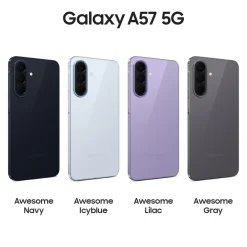 Samsung Galaxy A57 5G 128GB Enterprise Edition Awesome Gray Smartphone (6,7 Zoll, 50 MP, Triple-Kamera, 5.000 mAh, Octa-Core, Fingerabdrucksensor, Gesichtserkennung, Grau) New