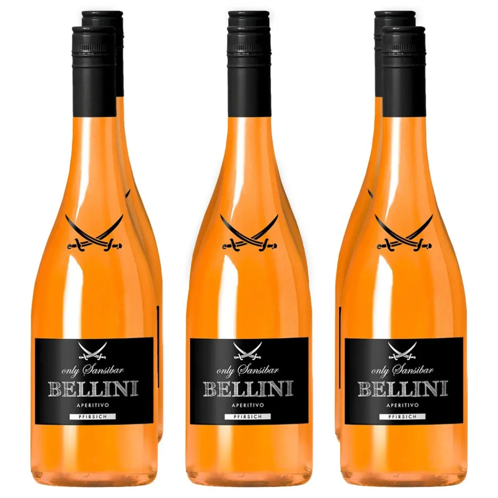 Sansibar Bellini Pfirsich 5,0 % vol 6 x 0,75 Liter Clearance