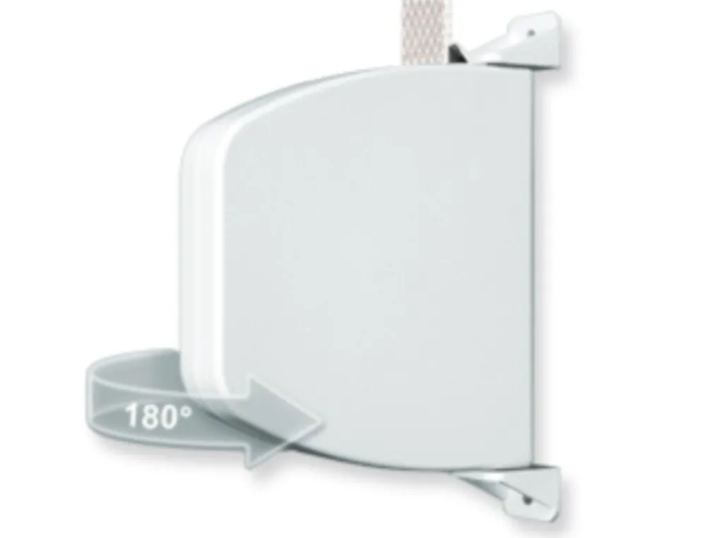 Aufschraubwickler Mini mit Rolladengurt, schwenkbar, weiß ^ Schellenberg Clearance