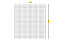 Schellenberg Fliegengitter für Fenster, 130 x 150 cm, weiß Hot