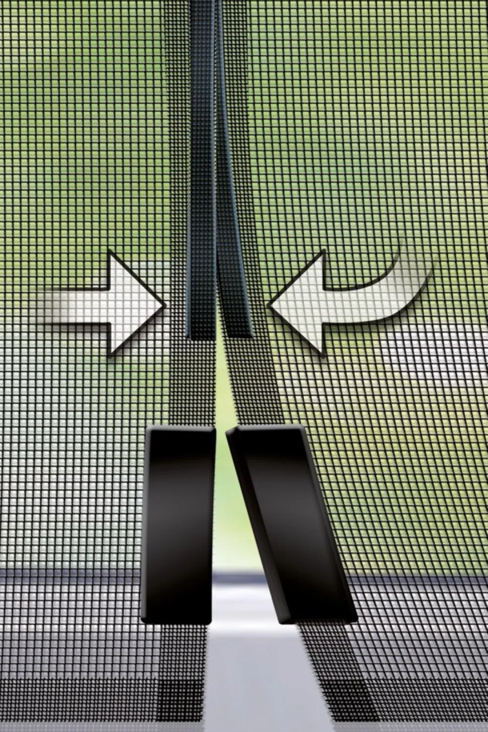 Fliegengitter-Magnetvorhang, 90 x 210 cm, anthrazit ^ Schellenberg Best