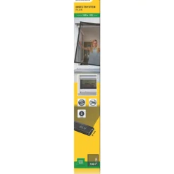 Schellenberg Insektenschutz-Fenster Plus, anthrazit, 100x120 cm New