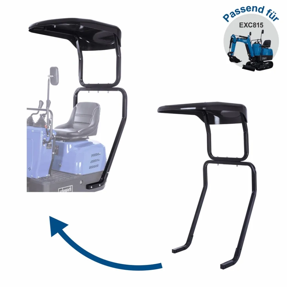 Mini-Bagger EXC815 inkl. umfangreichen Zubehör ^ Scheppach Discount