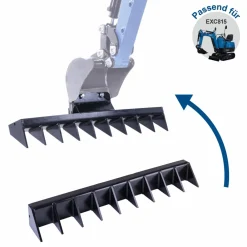 Mini-Bagger EXC815 inkl. umfangreichen Zubehör ^ Scheppach Discount