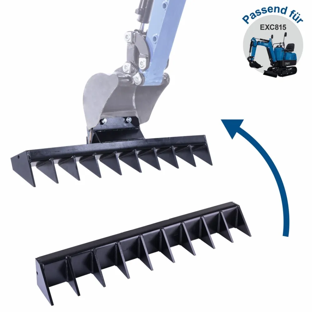 Mini-Bagger EXC815 inkl. umfangreichen Zubehör ^ Scheppach Discount