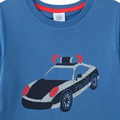 Schlafanzug Polizei lang Jungen Pyjama ^ Sanetta Hot