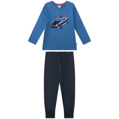 Schlafanzug Polizei lang Jungen Pyjama ^ Sanetta Hot
