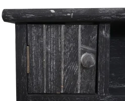 MCW Schlüsselbrett -A48, Schlüsselkasten Schlüsselboard mit Türen, Massiv-Holz MVG-zertifiziert ~ shabby grau Outlet