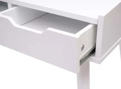 Schreibtisch -A70b, Bürotisch Computertisch, MDF 120x55cm ~ weiß ^ MCW New