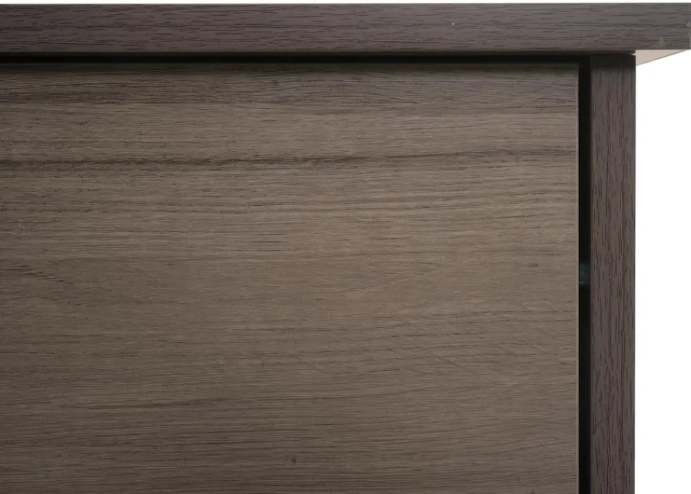 Schuhkipper -K45, Schuhschrank Schuhregal, 81x60x25cm 2 Klappen, MDF aus Paulownia ~ grau-braun ^ MCW Clearance