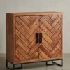 Schuhschrank – Massivholz, 100x105x40 cm, geschlossen, mit Ablage ^ KADIMA DESIGN
