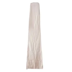 Schutzhülle 370cm für 5x5m XXL-Marktschirm -D20, Abdeckhülle Cover mit Reißverschluss ~ creme ^ MCW Online