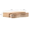 Finebuy Schwebende Nachtkonsole Massiv 40cm Nachttisch Schublade Hängend Nachtschrank Clearance