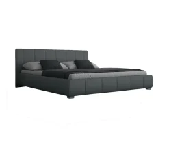 Sedex Bett Luna 140x200cm Kunstleder grau