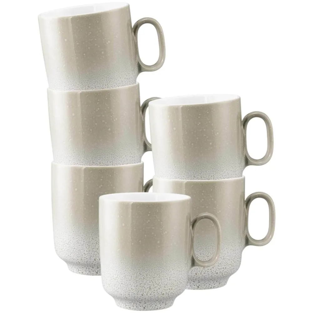 Seltmann Weiden Henkelbecher Sento Home 400 ml 6er Set Aura cream Discount