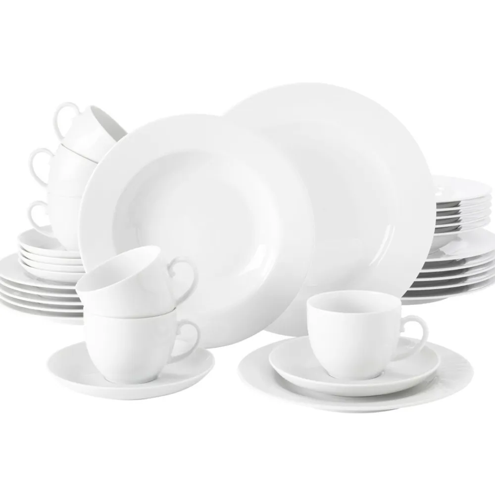 Seltmann Weiden Kombiservice Rondo Liane 30er Set weiß Outlet