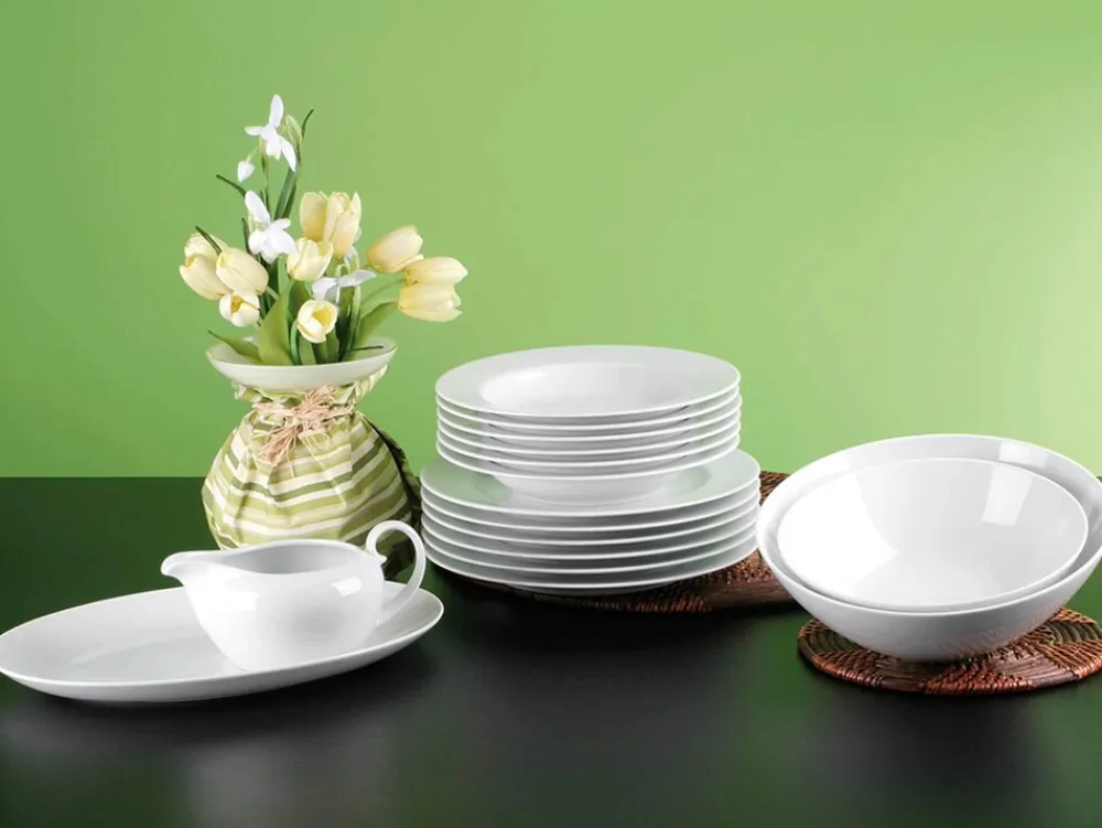 Seltmann Weiden Salat-Set Rondo/Liane 7er Set weiß Hot
