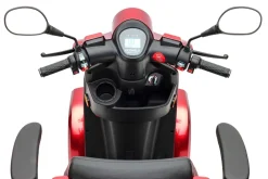 ECONELO Seniorenmobil P4000, Blei-Akku, 25 km/h, 1000 Watt, Rot