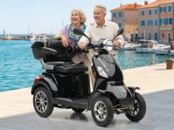 Seniorenmobil P4000, Blei-Akku, 25 km/h, 1000 Watt, Schwarz ^ ECONELO Outlet