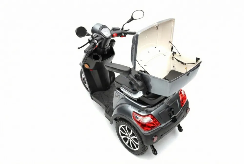 ECONELO Seniorenmobil P1000, Lithium-Akku, 25 km/h, 1000 Watt, Grau New