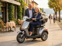 ECONELO Seniorenmobil P1000, Lithium-Akku, 25 km/h, 1000 Watt, Grau New