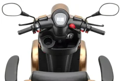 ECONELO Seniorenmobil P4000, Lithium-Akku, 25 km/h, 1000 Watt, Braun Hot