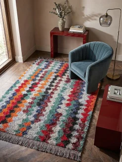 Shaggy-Teppich Berber Bunt 200 x 300 cm - TAFRAUT | ^ KADIMA DESIGN Hot