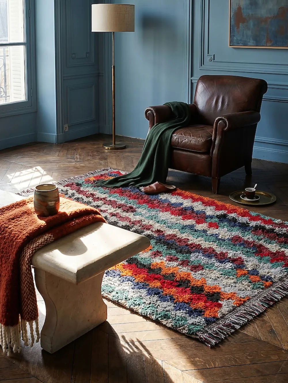 Shaggy-Teppich Berber Bunt 200 x 300 cm - TAFRAUT | ^ KADIMA DESIGN Hot