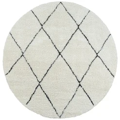 KADIMA DESIGN Shaggy-Teppich Weich -Weiß - ATRIO | Schwarz Clearance