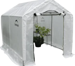 ShelterLogic Foliengewächshaus 4,32 m² weiß 240x180 cm ^ Shelter Logic Outlet