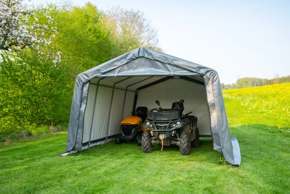 ShelterLogic Garage 370x490x240 cm 18 m² ^ Shelter Logic Best