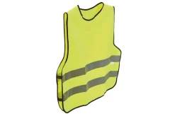 Prophete Sicherheitsweste für Erwachsene, mit 3M Reflex-Material, elastischer Gummibund und verstellbare Klettverschlüsse, Farbe: neongelb Discount