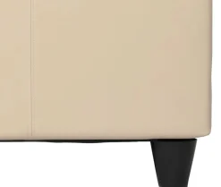 Sitzbank mit Aufbewahrung Arezzo XXL, Leder ~ creme ^ MCW Clearance