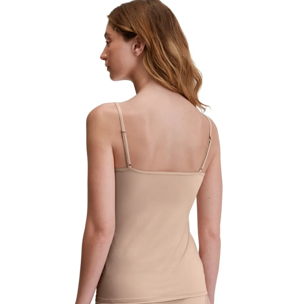 CALIDA Sleek Skin Spaghetti Top 2P Damen Unterhemd Weiß Sale