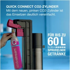 Sodastream DUO Wassersprudler Vorteils-Pack Titan mit 3 Flaschen Sale