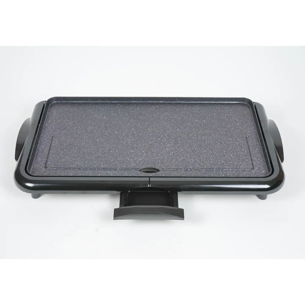 SOGO Elektrischer Tischgrill mit Stone-Finish-Beschichtung - 46x26CM - 2000W New