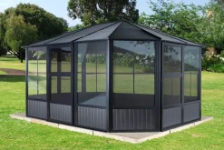 Aluminium Pavillon, Kaltwintergarten Charleston versch. Ausführungen ^ Sojag Discount