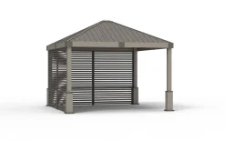 Sojag Aluminium Pavillon Nanda 12x12 Champagner/Taupe Outlet