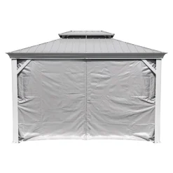 Sojag Pavillon Messina 10x12 Taupe Vorhänge Online
