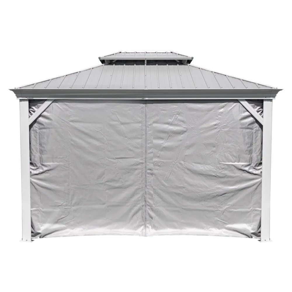 Sojag Pavillon Messina 10x12 Taupe Vorhänge Online