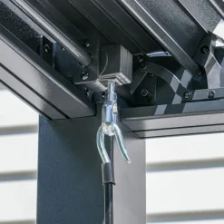 Sojag Terrassenüberdachung Hana 1013 Schwarz | 305,3x399,4x270,1cm Discount