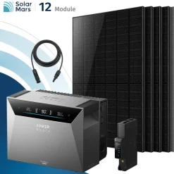 ® 6000W Balkonkraftwerk mit Speicher, Anker SOLIX Solarbank 4 E5000 Pro,5kWh - Ohne Halterung ^ SolarMars Outlet