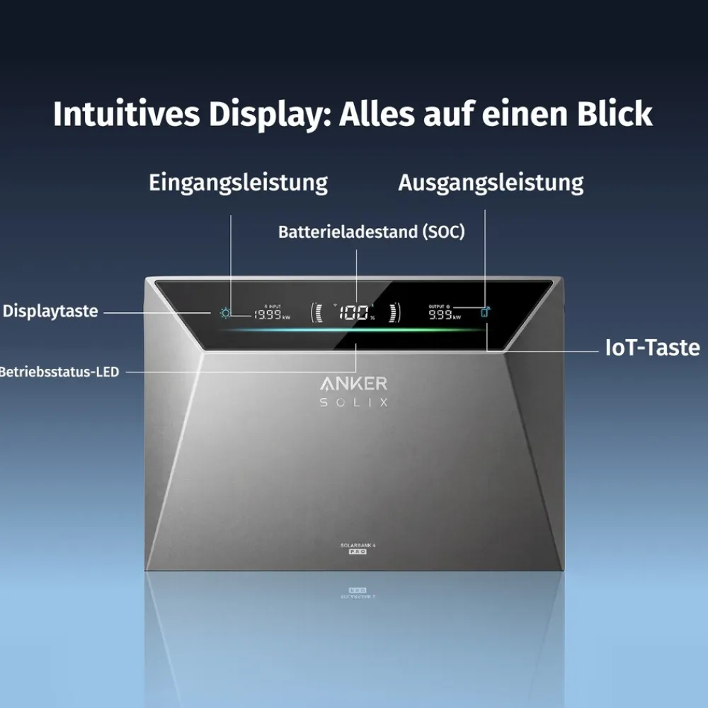 ® 6000W Balkonkraftwerk mit Speicher, Anker SOLIX Solarbank 4 E5000 Pro,5kWh - Ohne Halterung ^ SolarMars Outlet