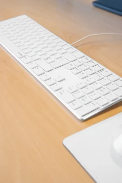 Speedlink RIVA Slim Metal Scissor Keyboard, white - DE Layout Best